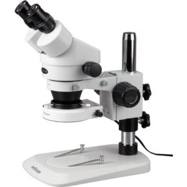 United Scope Llc. AmScope SM-1BNY-80S 7X-90X Stereo Zoom Inspection Microscope with 80-LED Ring Light SM-1BNY-80S